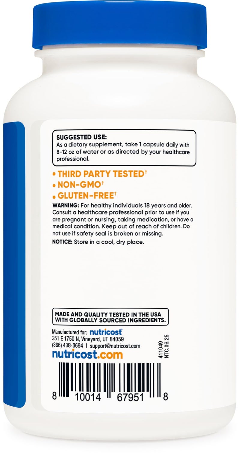 نوتريكوست تي إم جي (ثلاثي ميثيل جليسين) 750 ملغ، 120 كبسولة - Image 3